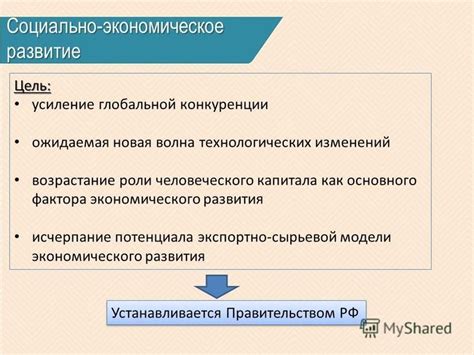 Усиление экономического потенциала