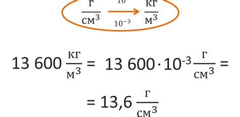 Формула для перевода единиц измерения