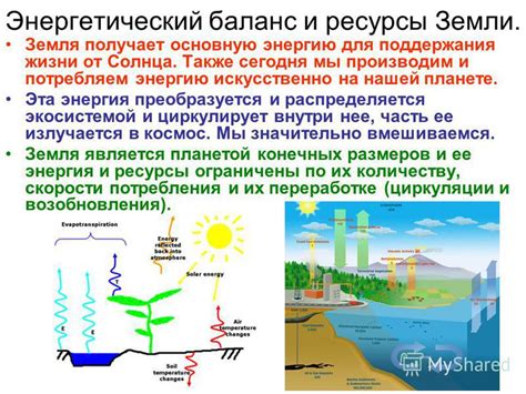 Экологический баланс и ресурсы