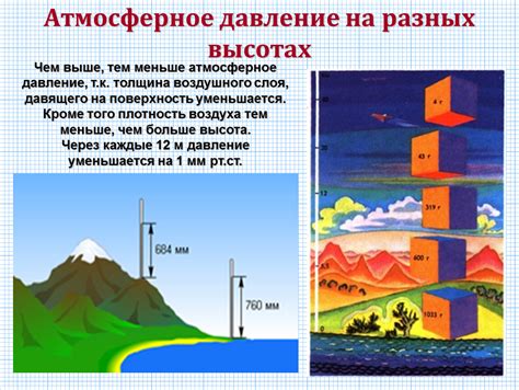 Эффекты атмосферного давления